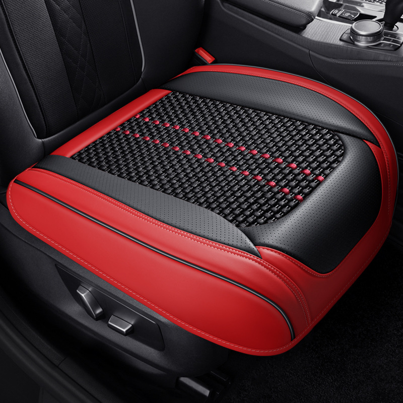 Front single seat-red and black