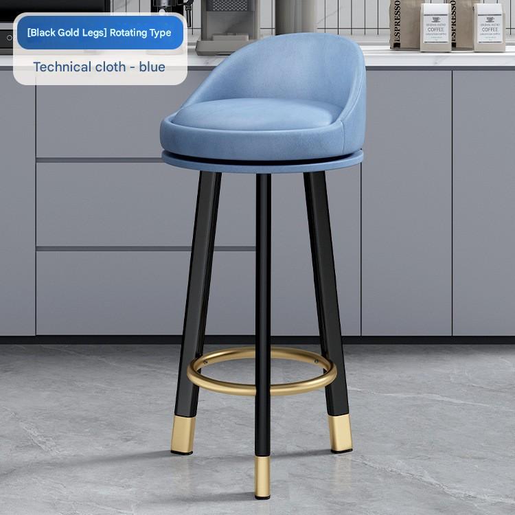 Blue-70cm rotating black gold leg technical cloth