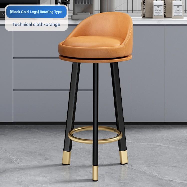 Orange-70cm rotating black gold leg technical cloth