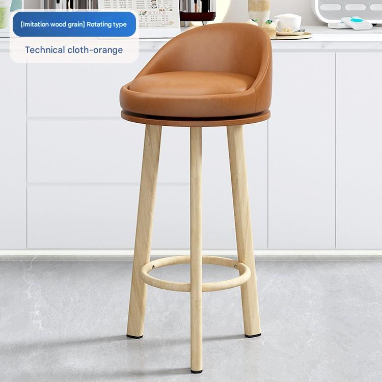 Orange-70cm rotating original color wood grain technical cloth