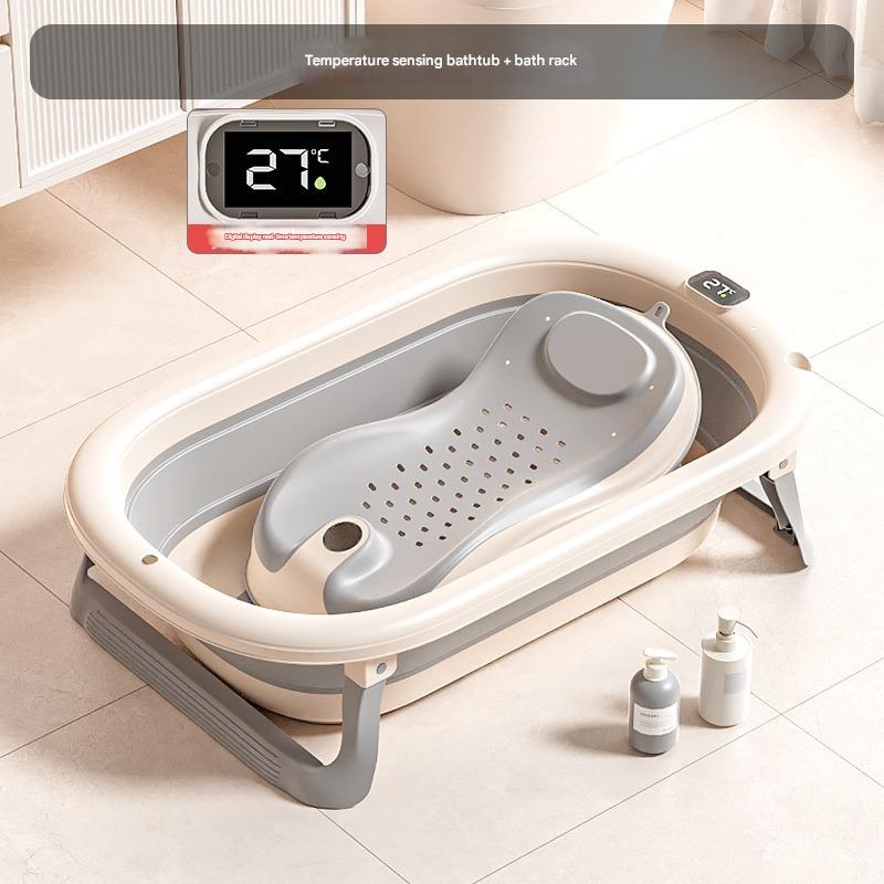 [digital display temperature sensing volcanic ash] temperature sensing single basin   bath rack