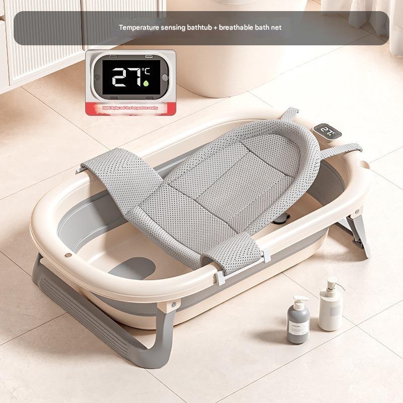 [digital display temperature sensing volcanic ash] temperature sensing single basin   bath net