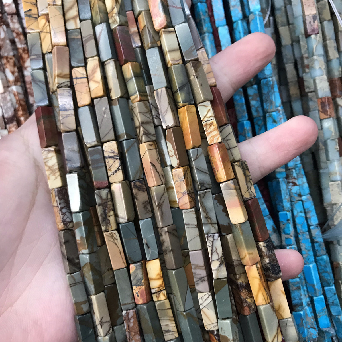 5:4*13mm red pine/picasso square strip