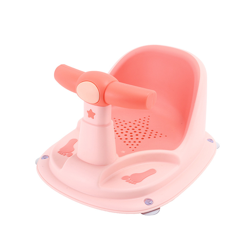 Five-star bath stool pink
