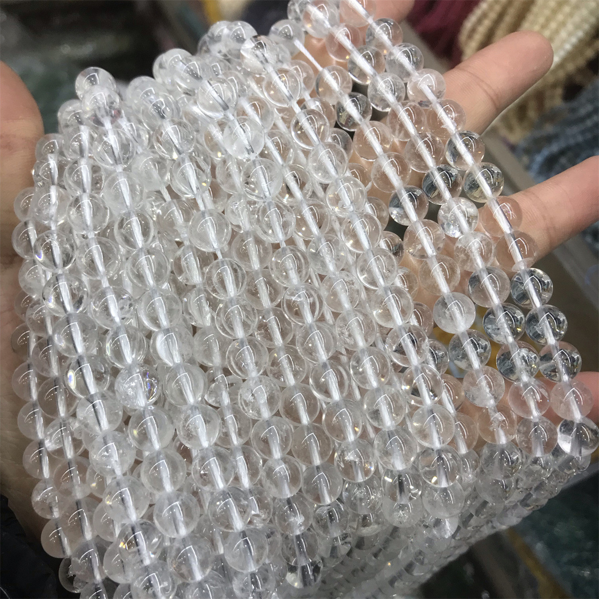 3:8mm white crystal ball