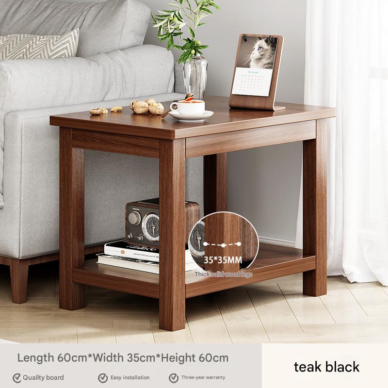 Teak black 60*35*60cm [household-solid wood legs]]
