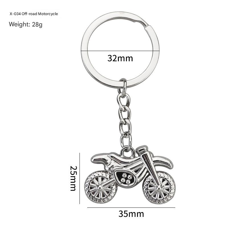 7:X-034 off-road motorcycle silver