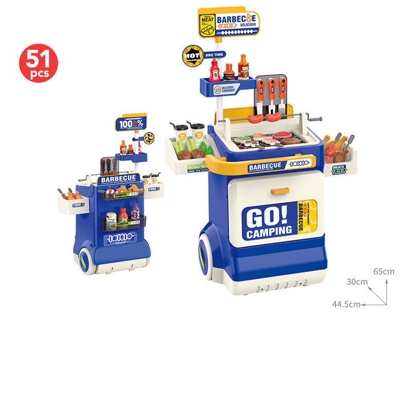 668155 Spray barbecue car blue