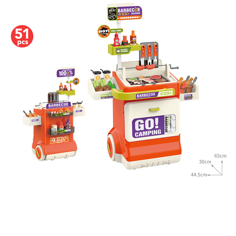 668156 Spray barbecue car orange