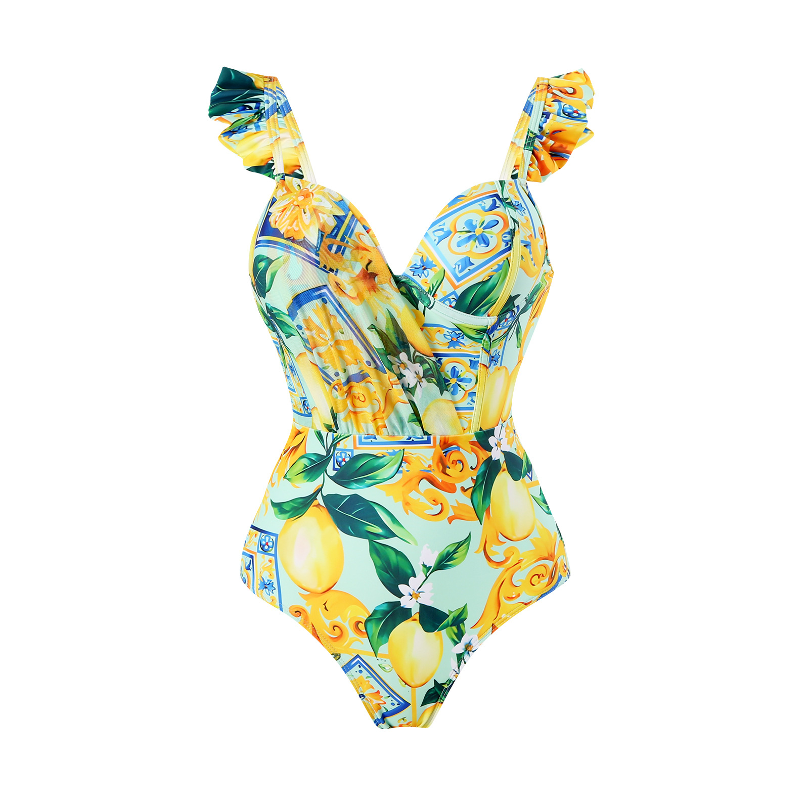 A333 yellow lemon swimsuit