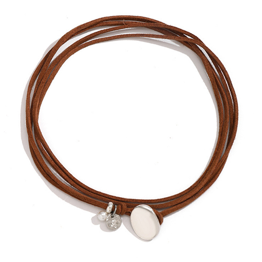 2:brown necklace