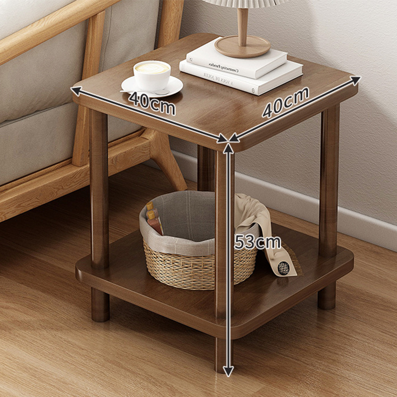 [household-hardcover solid wood] walnut color 40*40*55cm