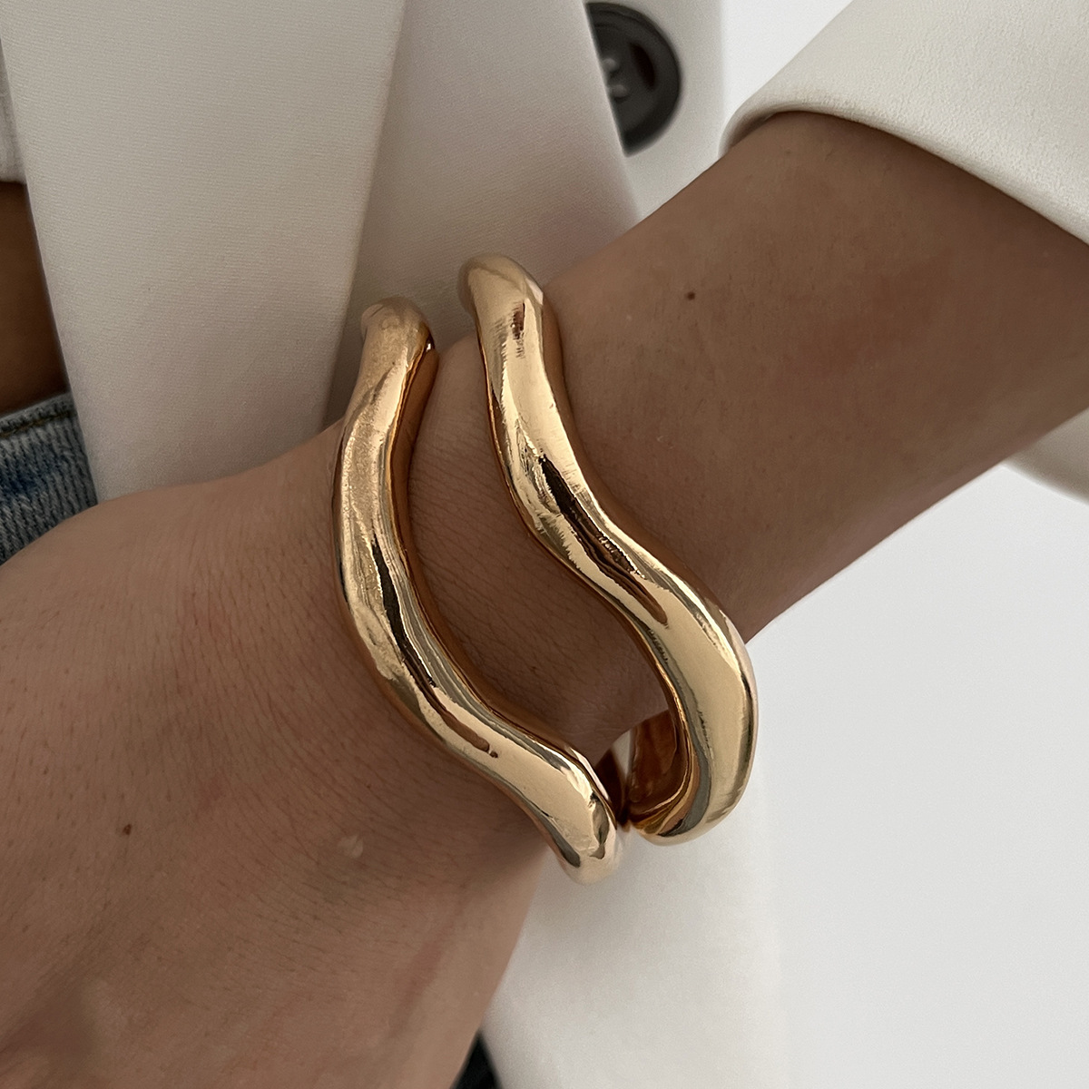 1:Bracelet-Gold 2-piece 5091