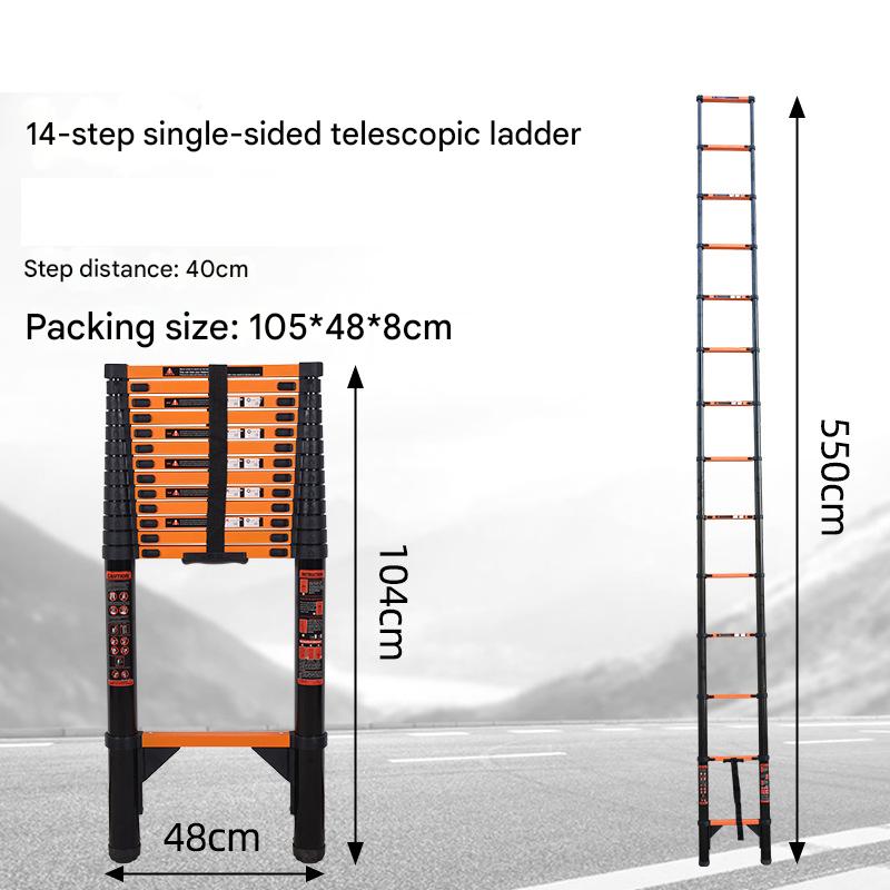 5.5 meters, 14 steps