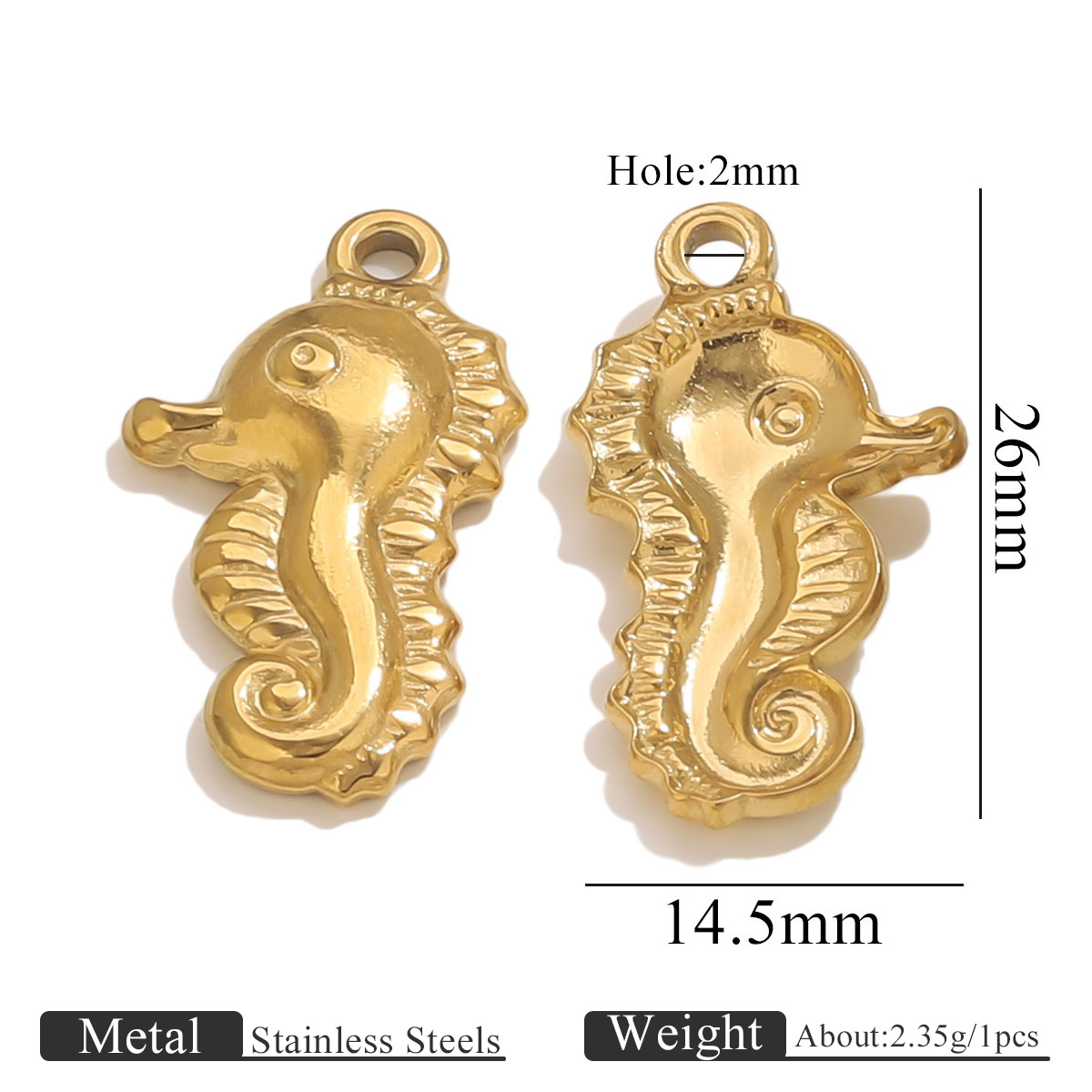 Golden-seahorse