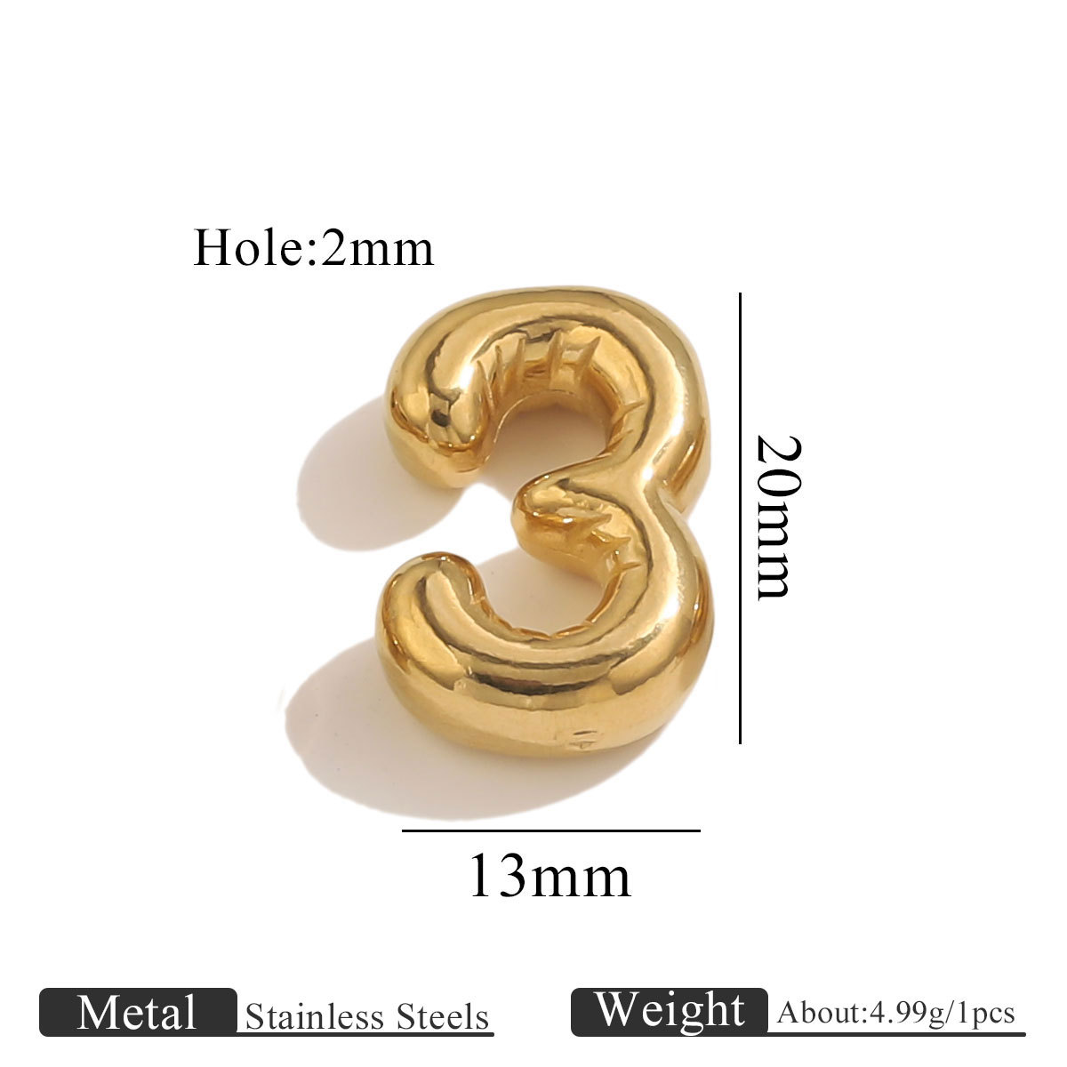 Gold perforated numbers-3