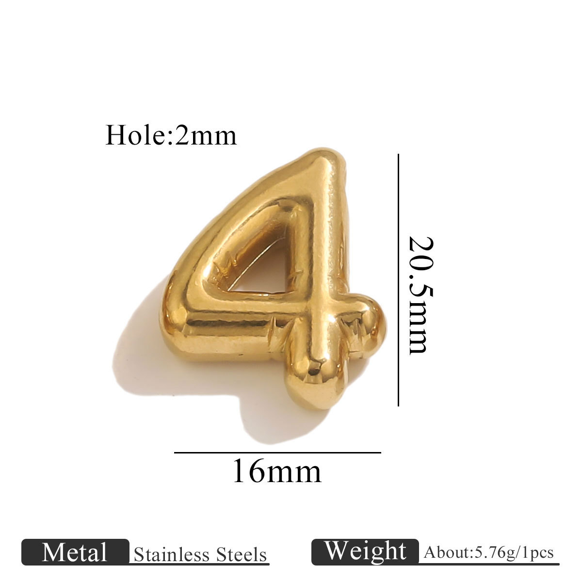 Gold perforated numbers-4