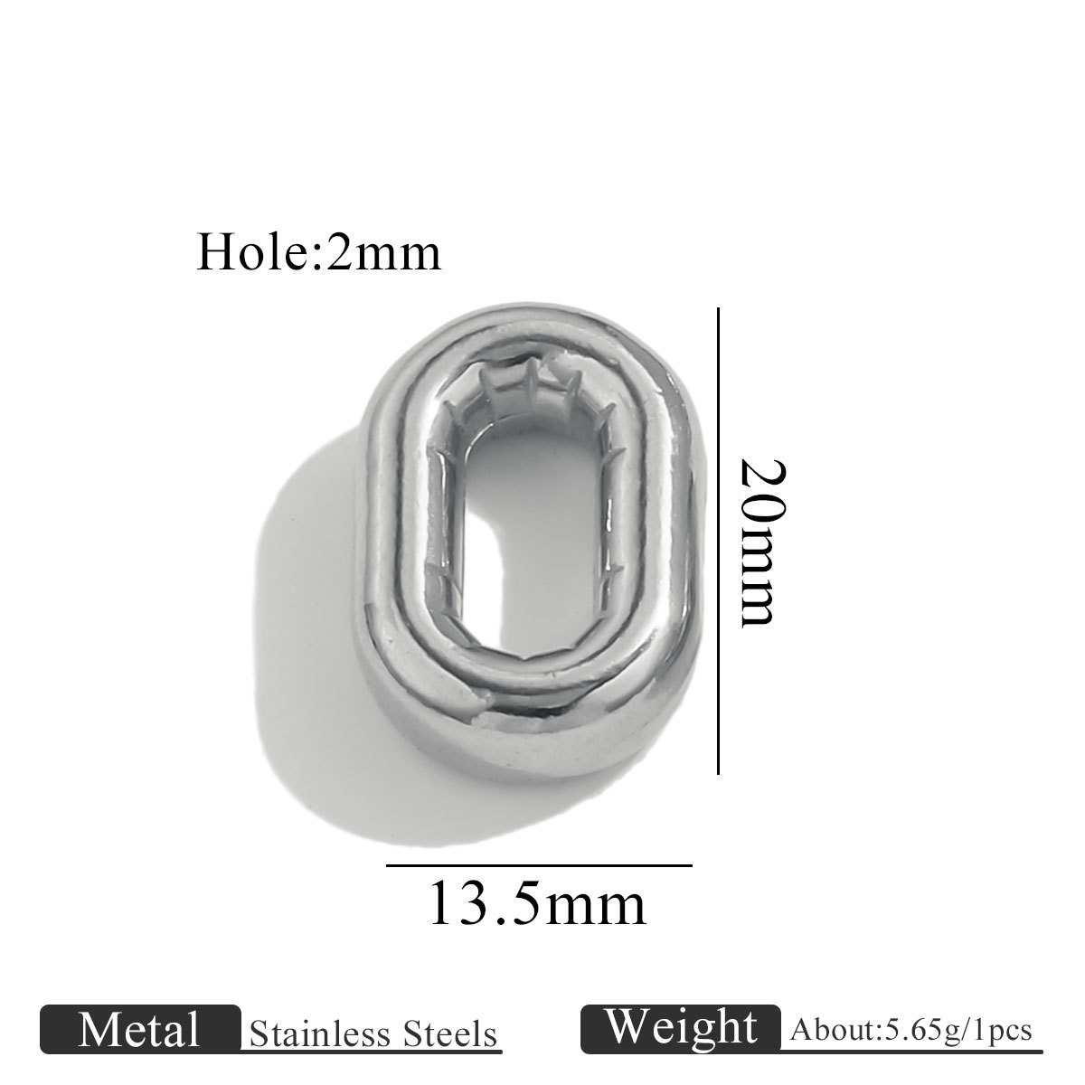 Steel color perforated number-0