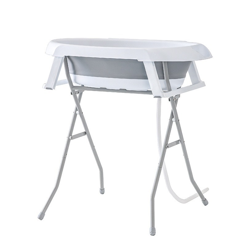 Grey stand   grey bathtub