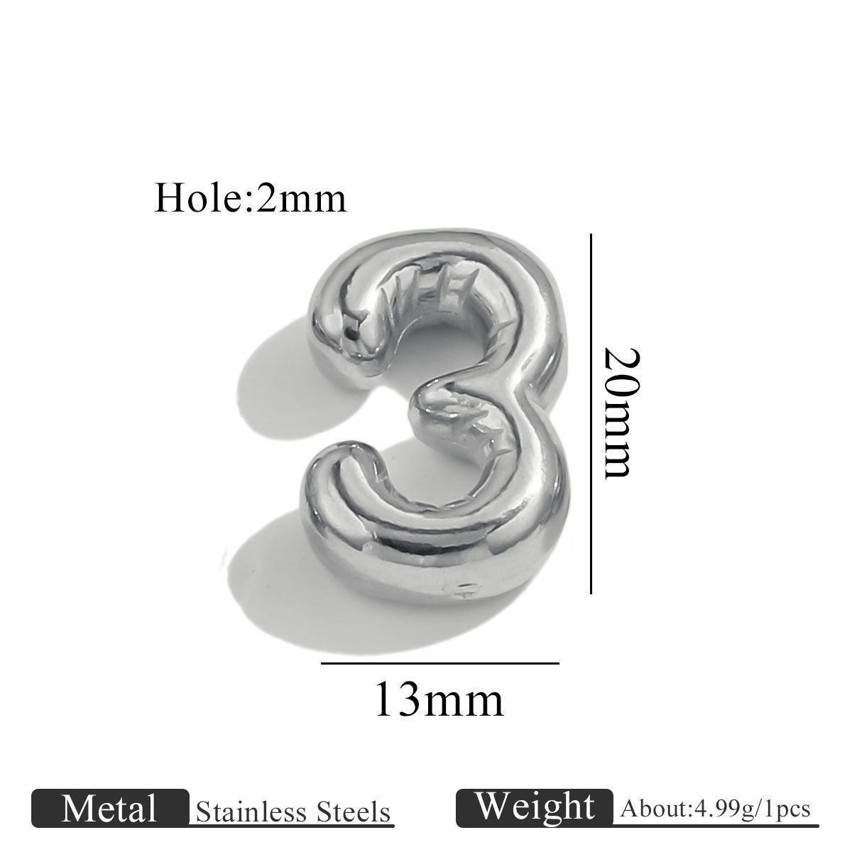 14:Steel color perforated number-3