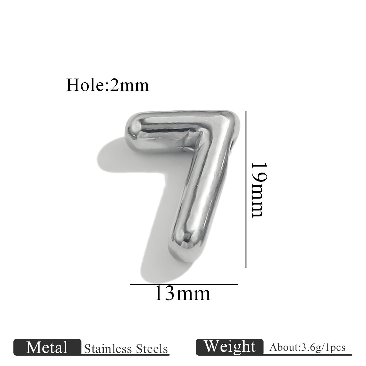 18:Steel color perforated number-7