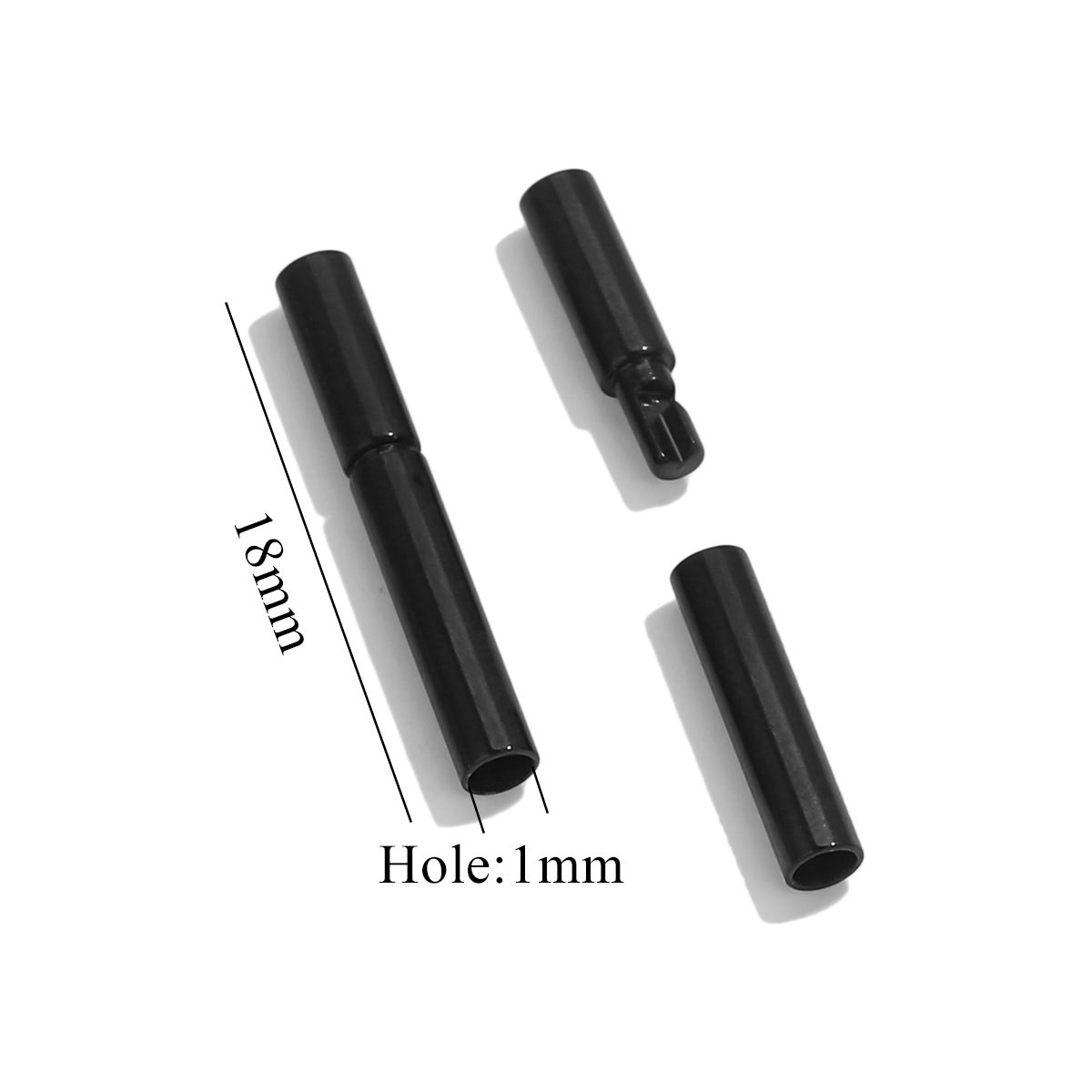 12:Black millet buckle-hole 1.0mm