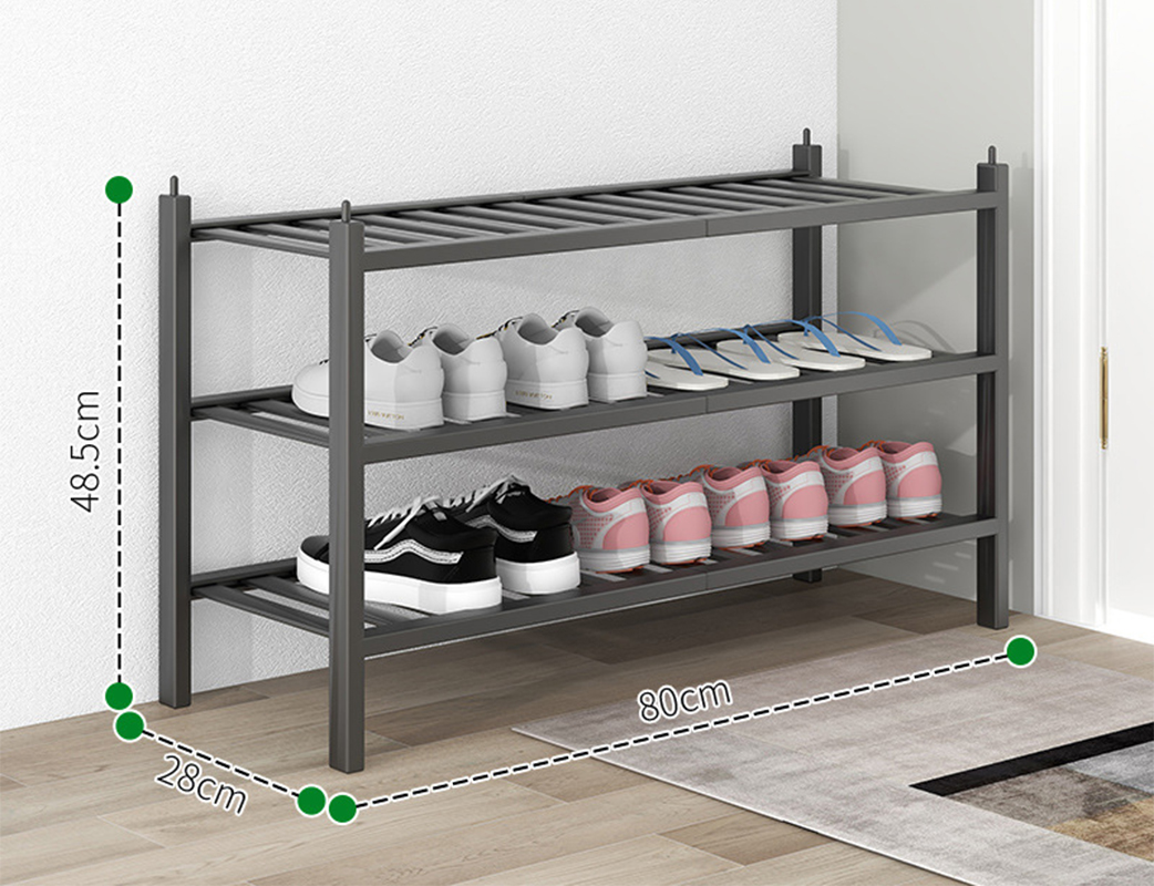 Black three-layer 80cm