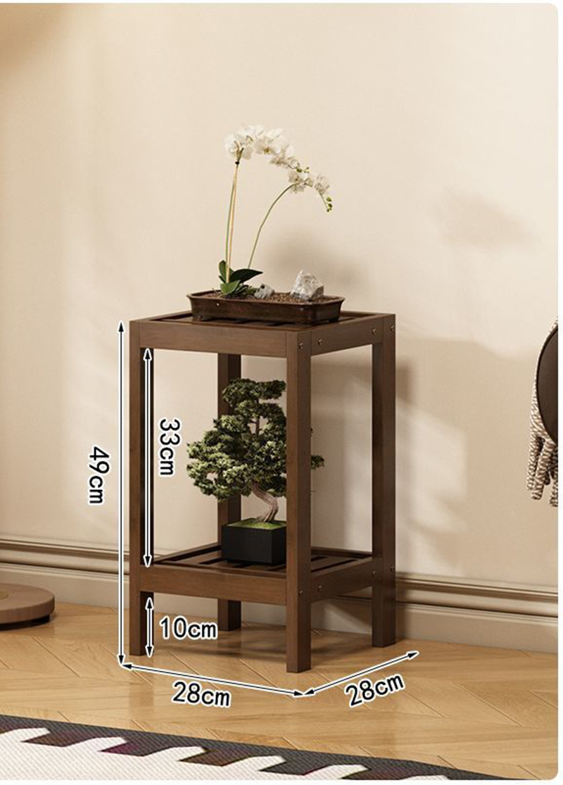 [walnut color] thickened-49 high double layer