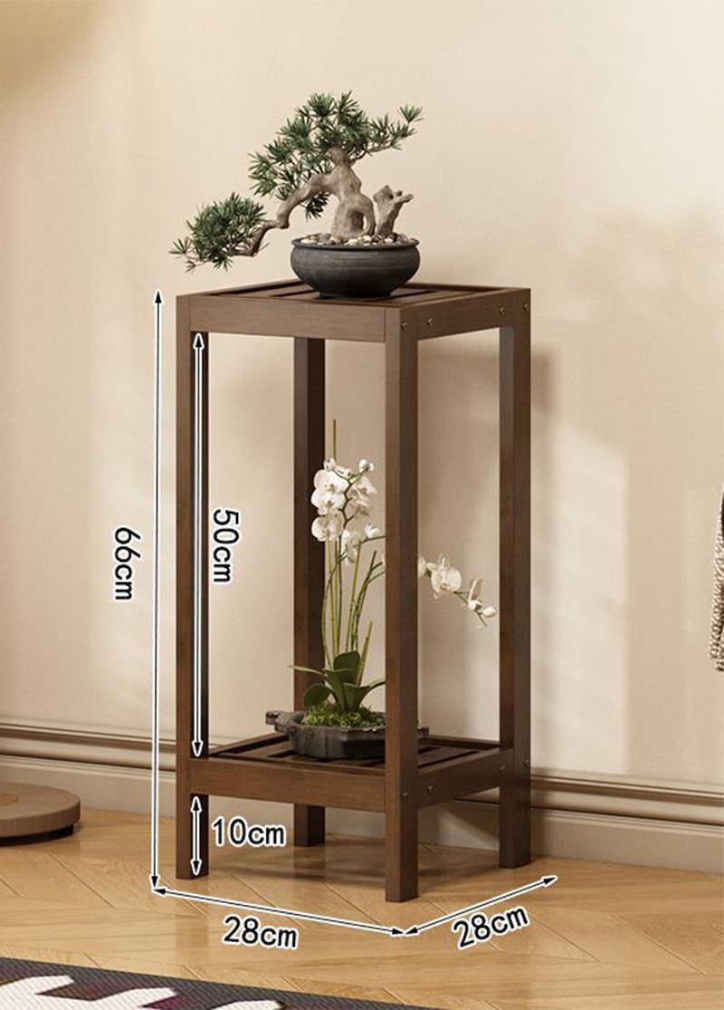 [walnut color] thickened-66 high double layer