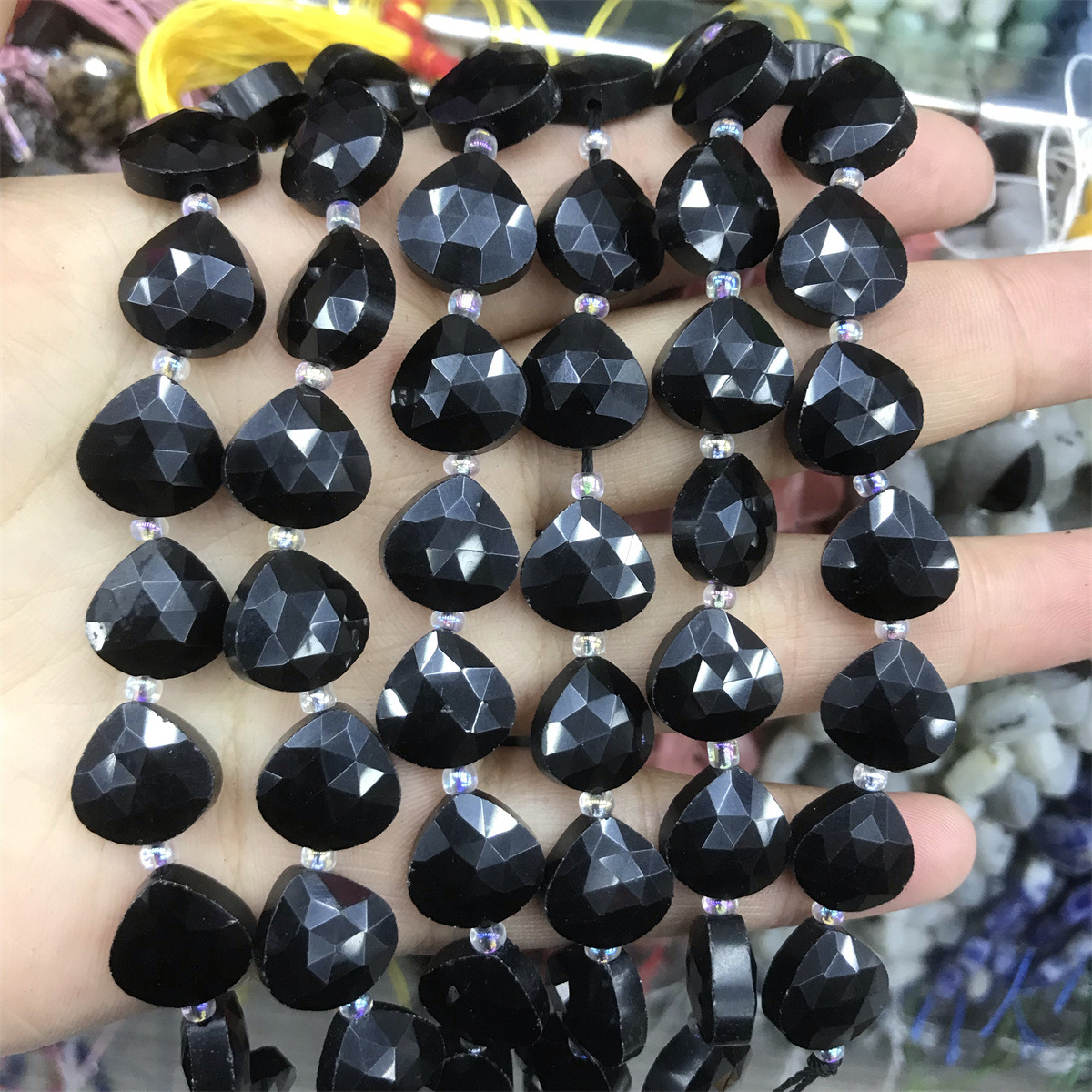 06-blackstone 12mm fat triangle, about 12 pieces p