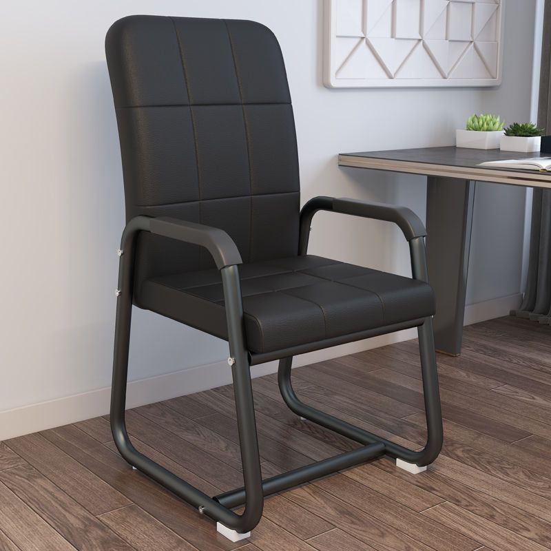 Reinforced black frame with nine compartments in black leather