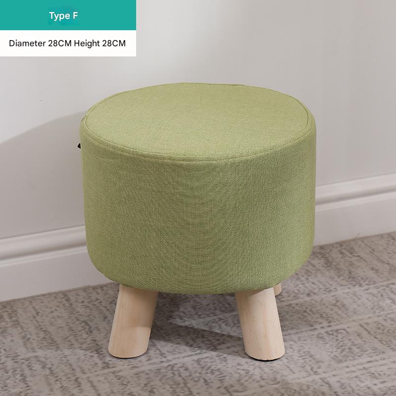 Round stool Matcha Green