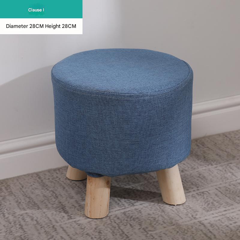 Round stool Blue