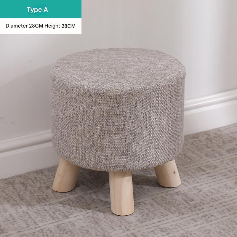 Round stool plain