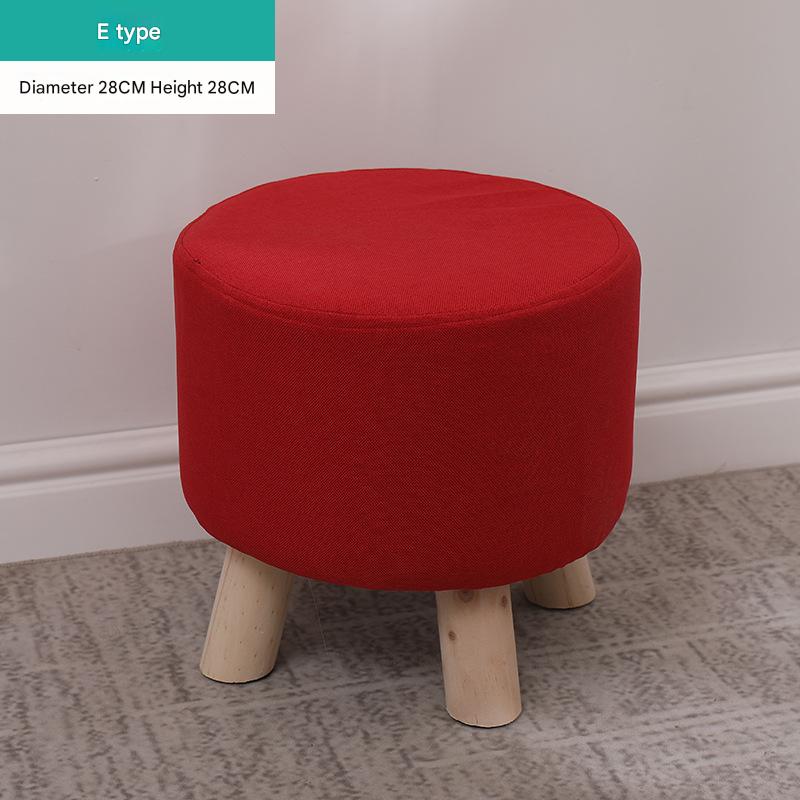 Round stool Big Red