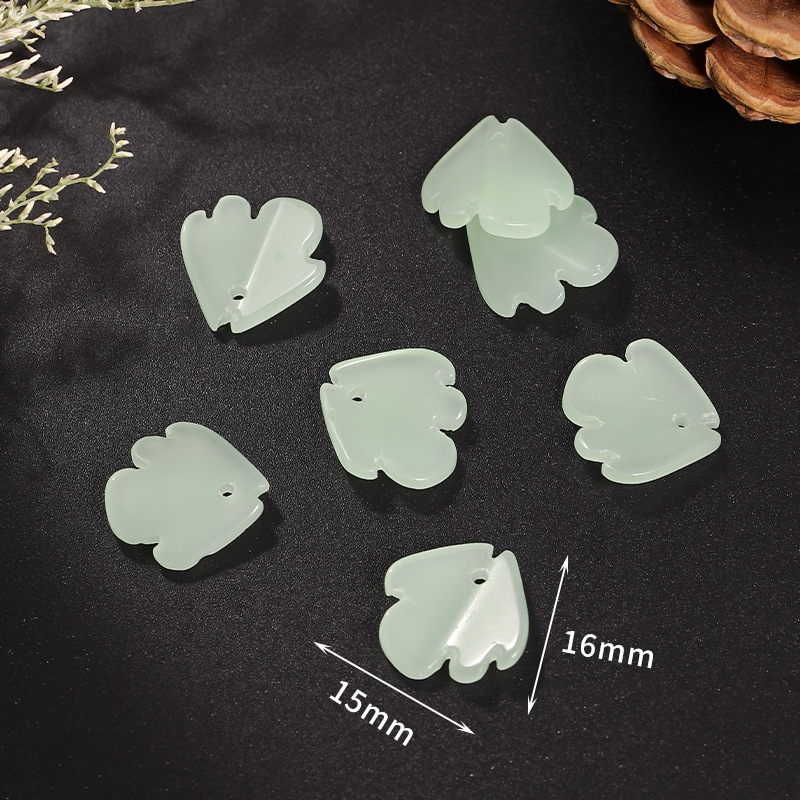 23:24 light green Xiaofei fish style 15 * 16mm