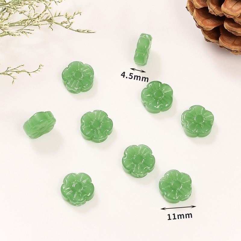 29:31 dark green five-petal flower 11mm