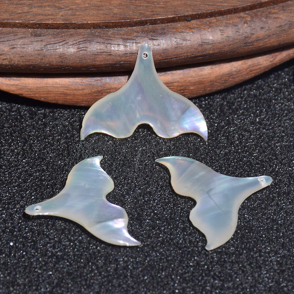 The fish tail is white.