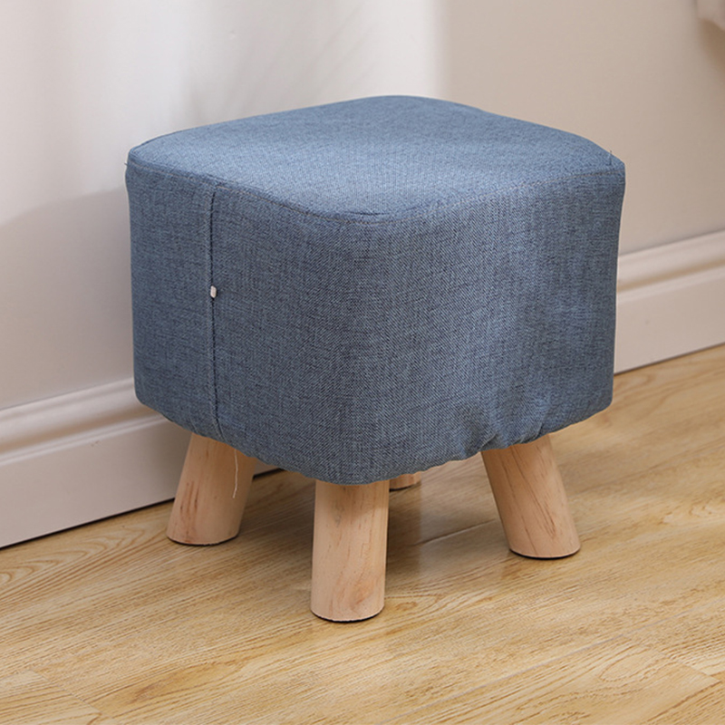 Square stool Blue