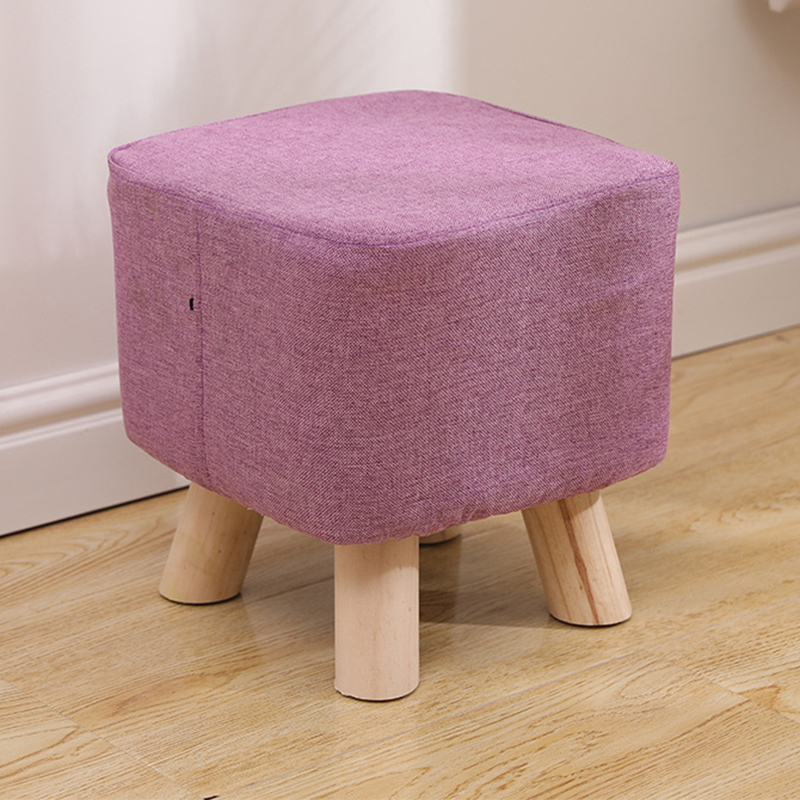 Square stool purple