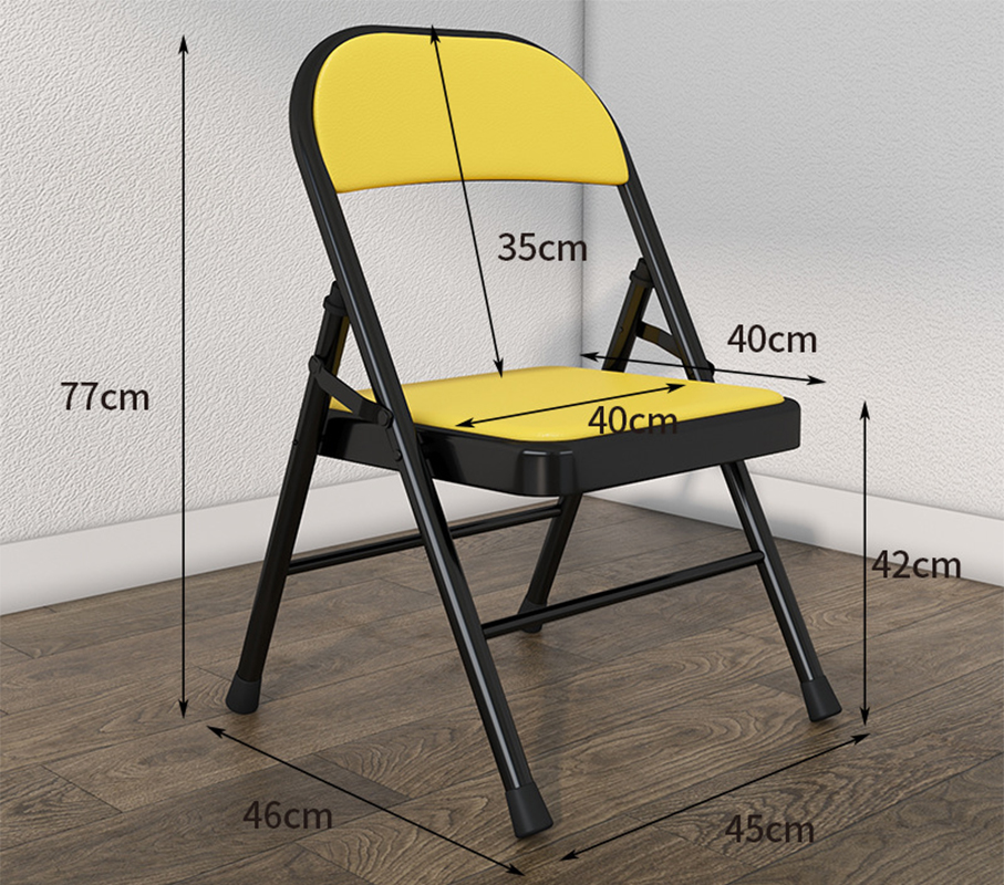 Black Stand-Leather Seat Yellow