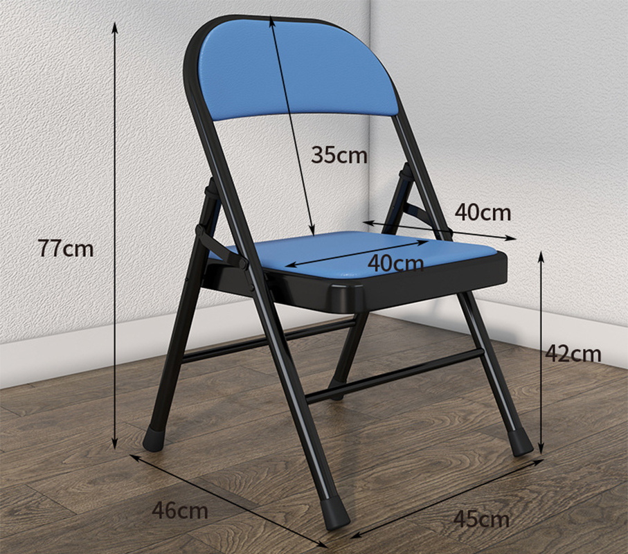 Black Stand-Leather Seat Blue