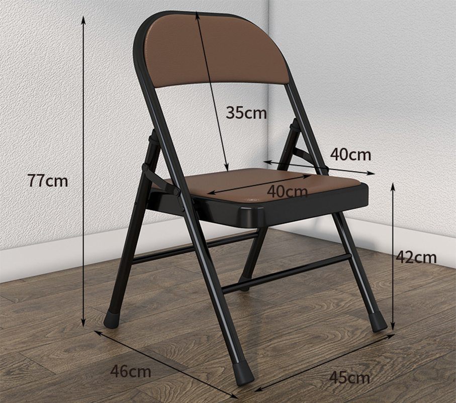 Black Stand-Leather Seat Brown