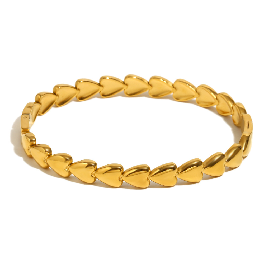 Love buckle bracelet-gold