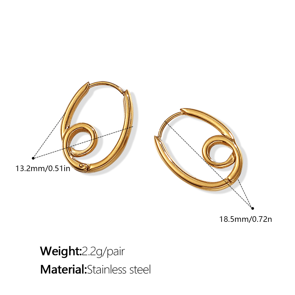 5:Eh960g gold earrings