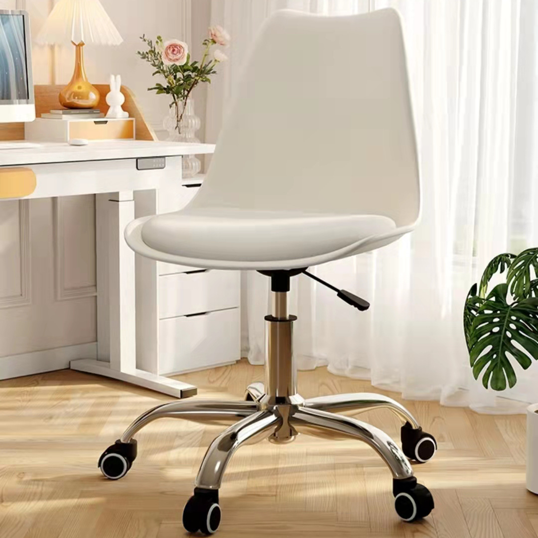White back and white pad-steel feet