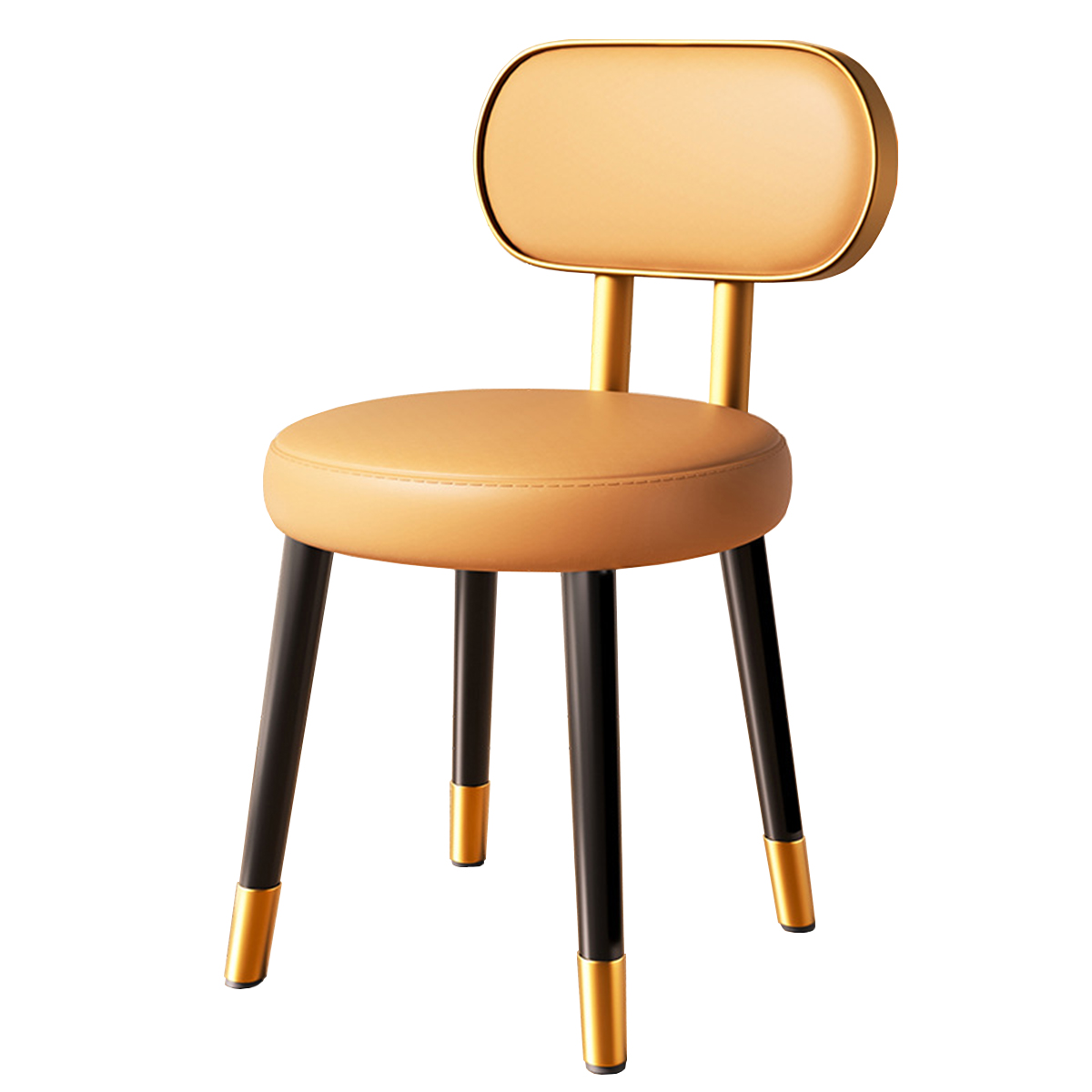 Gold frame-pure orange-black gold legs