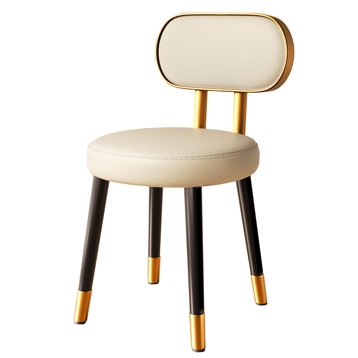 Gold frame-pure gray-black gold legs