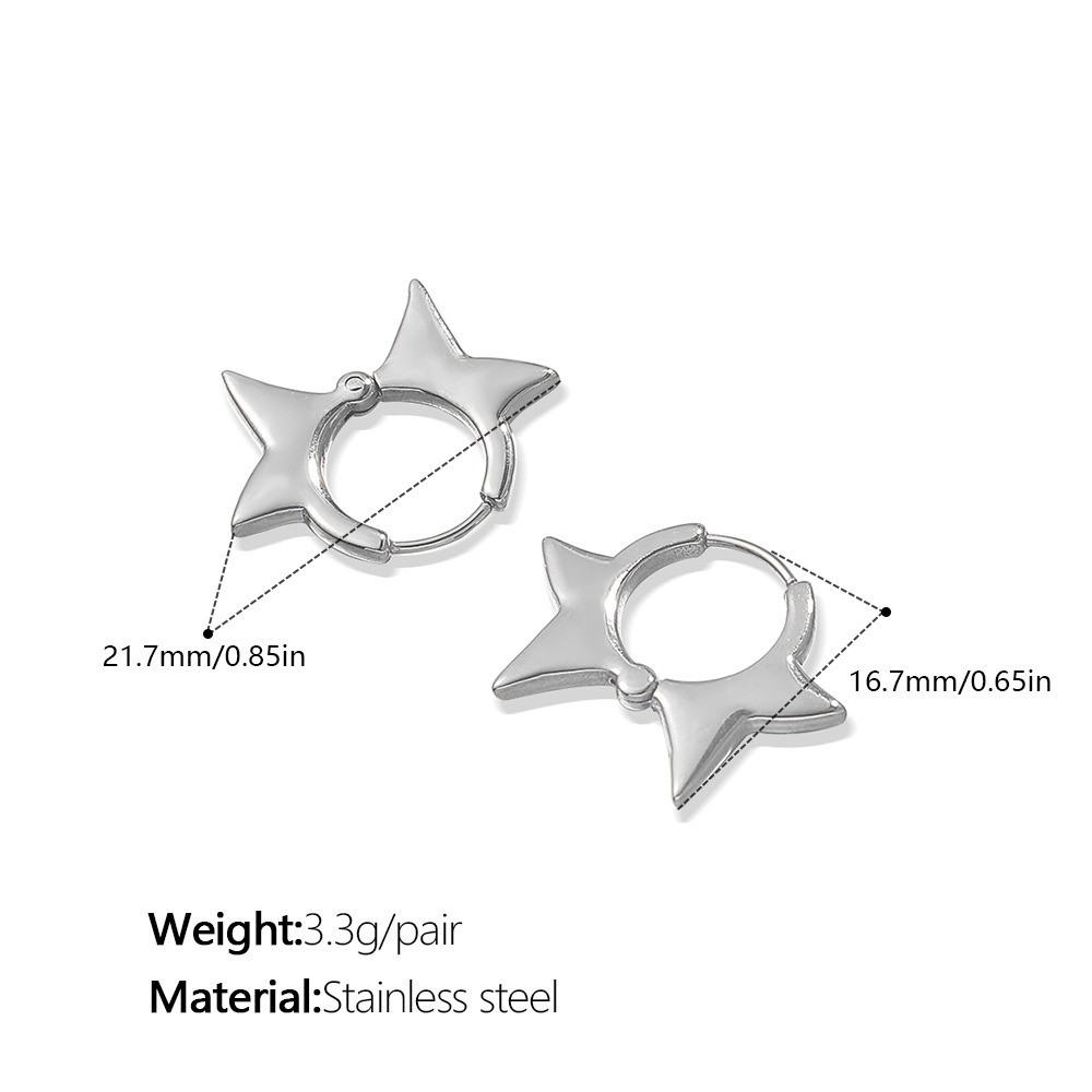 2:Eh923s silver earrings