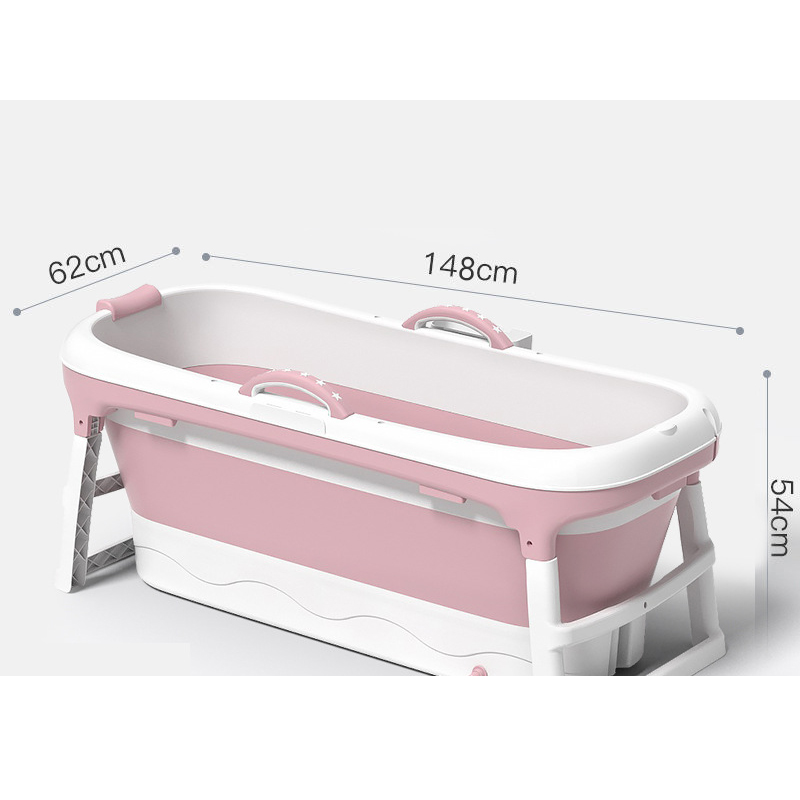 5 pink 1.48m without lid with  massage, temperature sensing